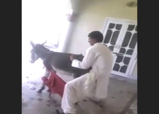 Donkey fucker is going to show his mad skillz