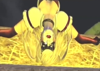 Harley Quinn horse fuck scene with real gape